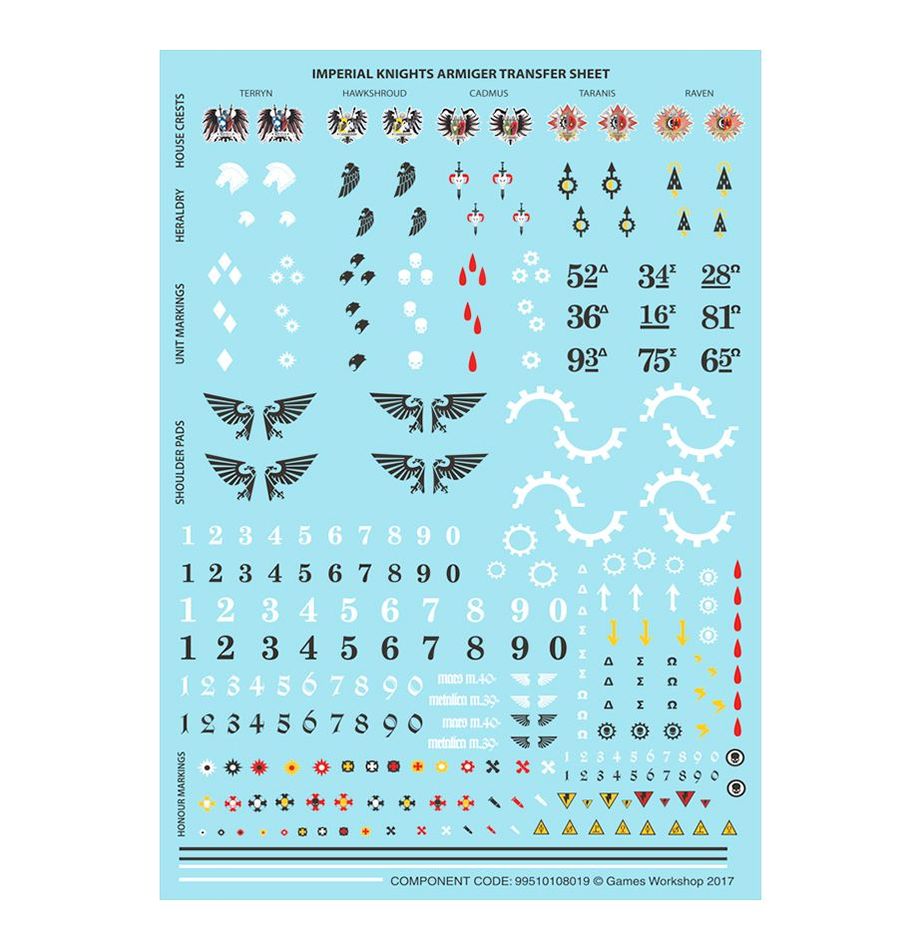 Warhammer 40K - Imperial knights - Knight Armigers