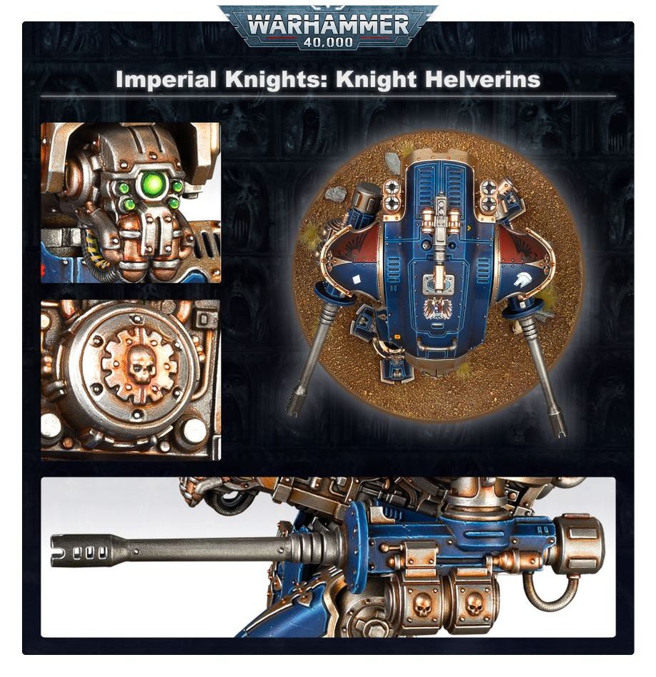 Warhammer 40K - Imperial knights - Knight Armigers