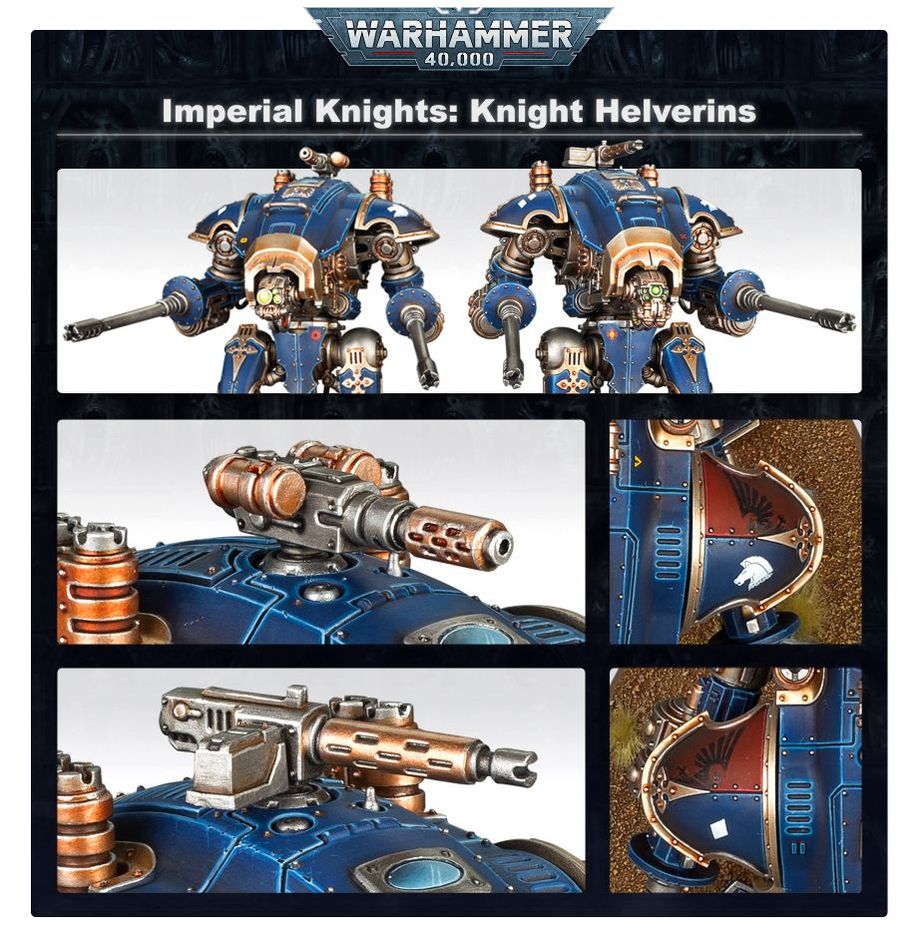 Warhammer 40K - Imperial knights - Knight Armigers