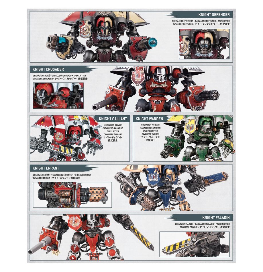 Warhammer 40K - Imperial knights - Knight Questoris