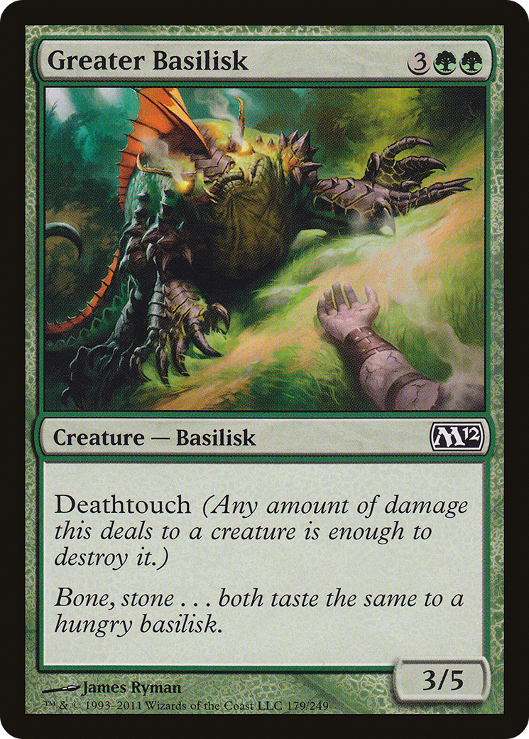 Greater Basilisk (M12) 179 - WZRD TCG