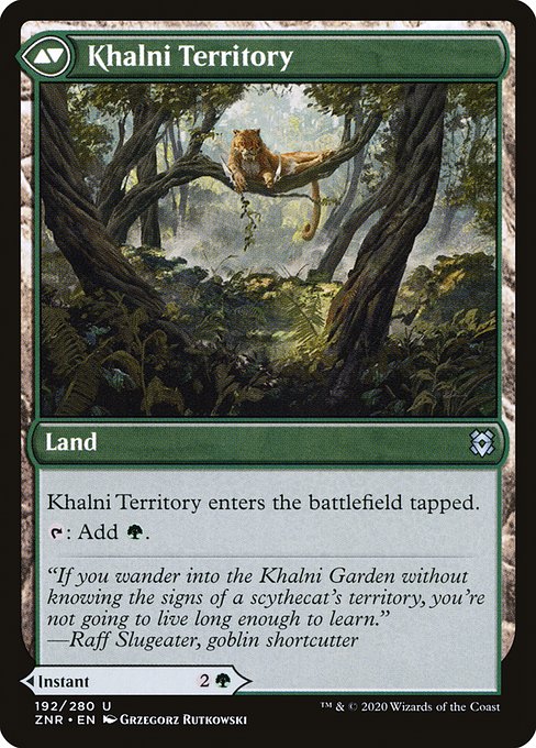 Khalni Ambush // Khalni Territory (Back)