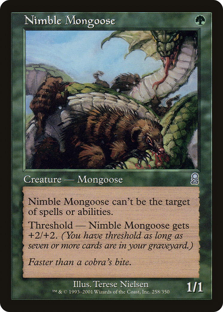 Nimble Mongoose (ODY) 258 - WZRD TCG