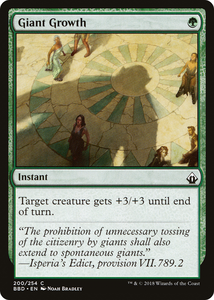 Giant Growth (BBD) 200 - WZRD TCG