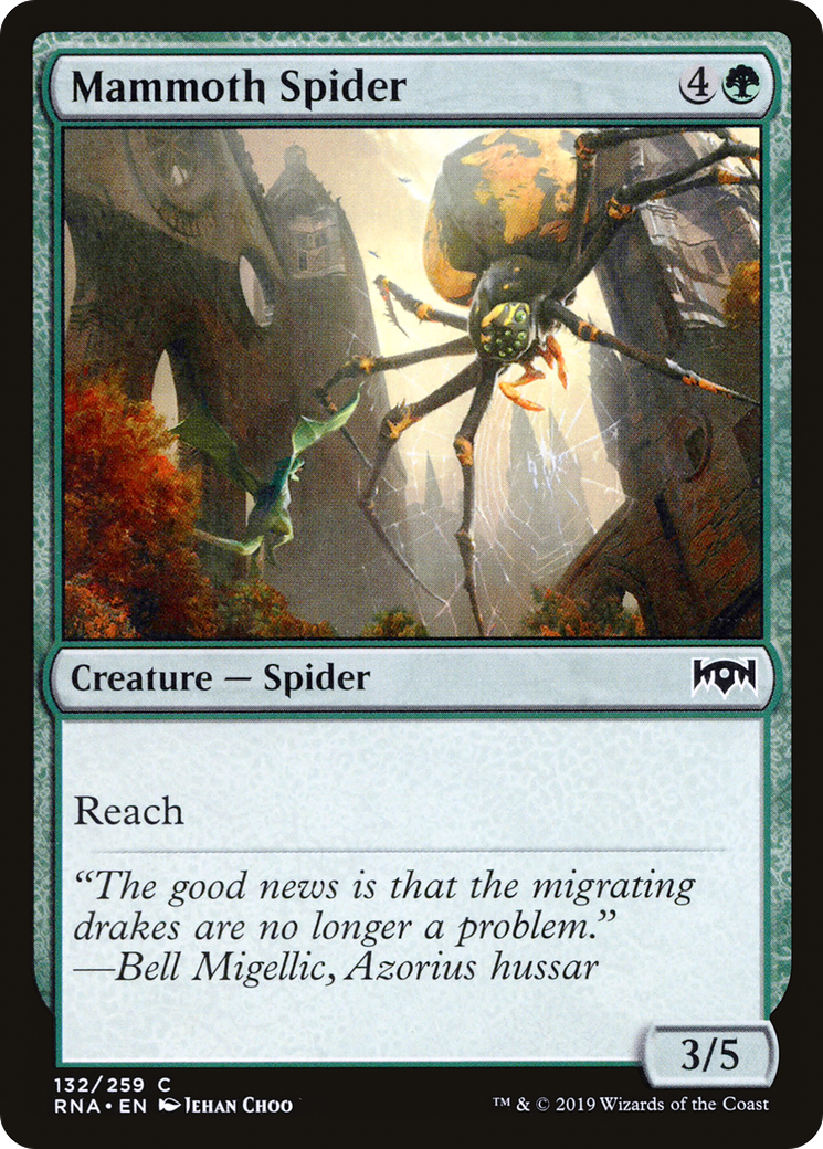 Mammoth Spider (RNA) 132 - WZRD TCG