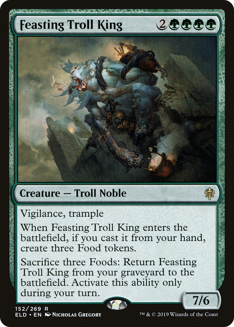 Feasting Troll King (ELD) 152