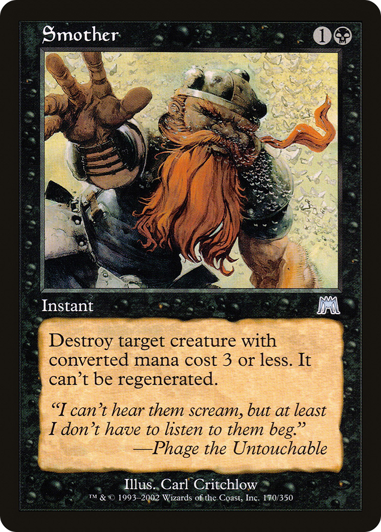 Smother (ONS) 170 - WZRD TCG