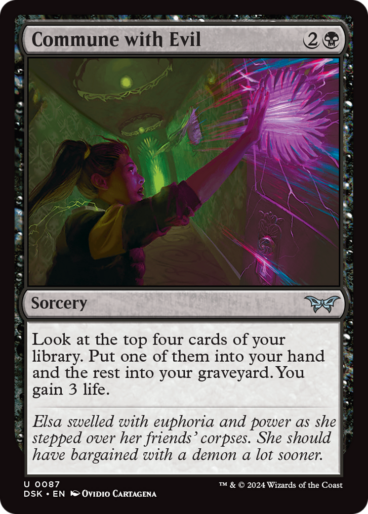 Commune with Evil (DSK) 87 - WZRD TCG