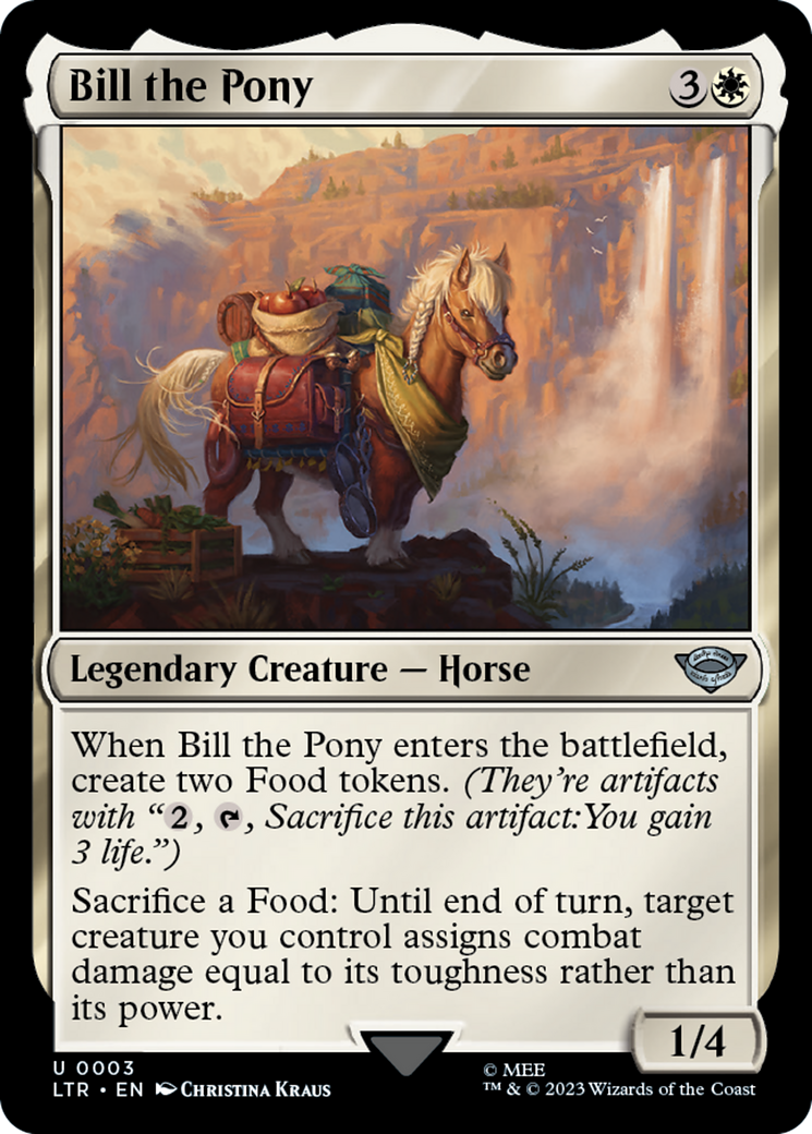 Bill the Pony (LTR) 3 - WZRD TCG