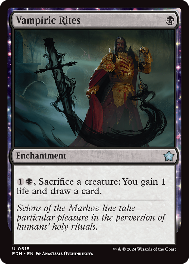 Vampiric Rites (FDN) 615 - WZRD TCG