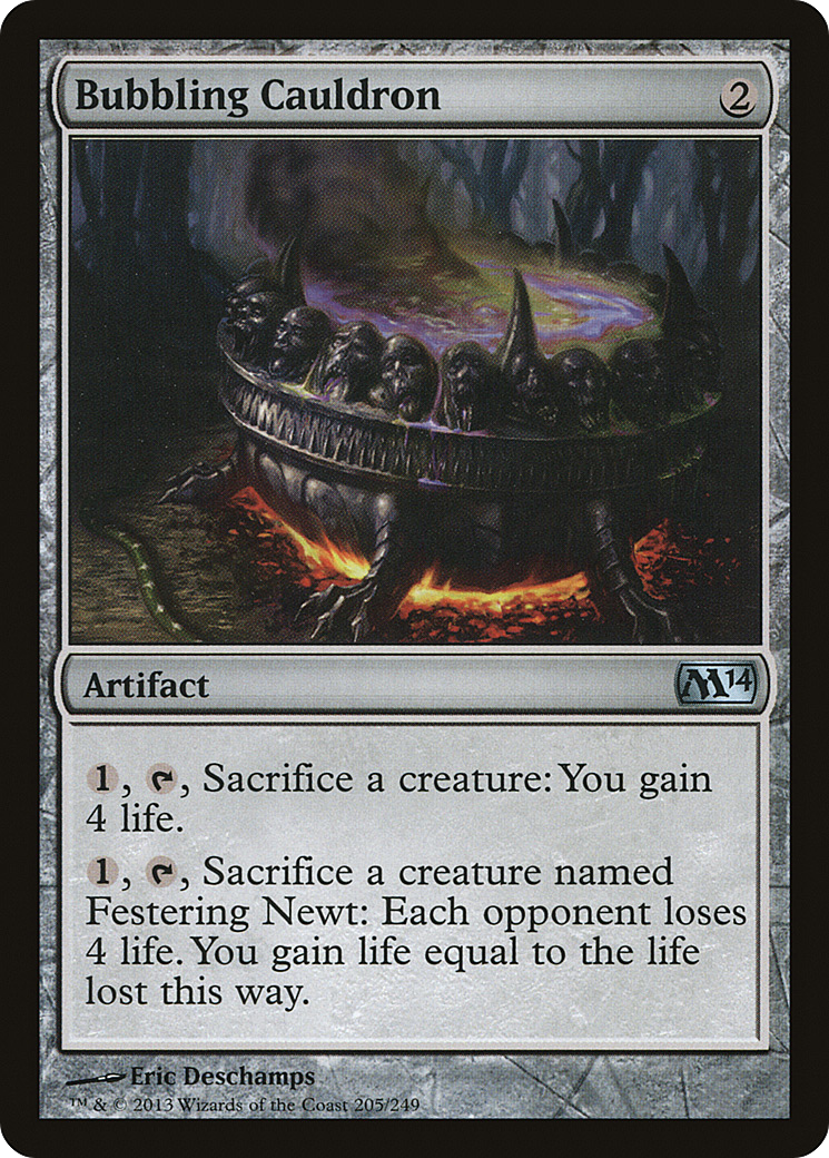 Bubbling Cauldron (M14) 205 - WZRD TCG