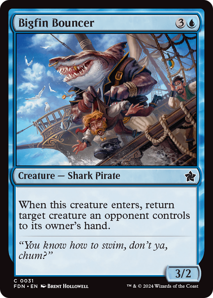 Bigfin Bouncer (FDN) 31 - WZRD TCG