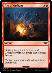 Fire of Orthanc (LTR) 127 - WZRD TCG
