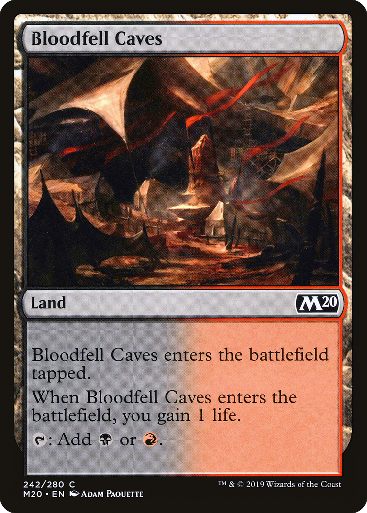 Bloodfell Caves (M20) 242 - WZRD TCG