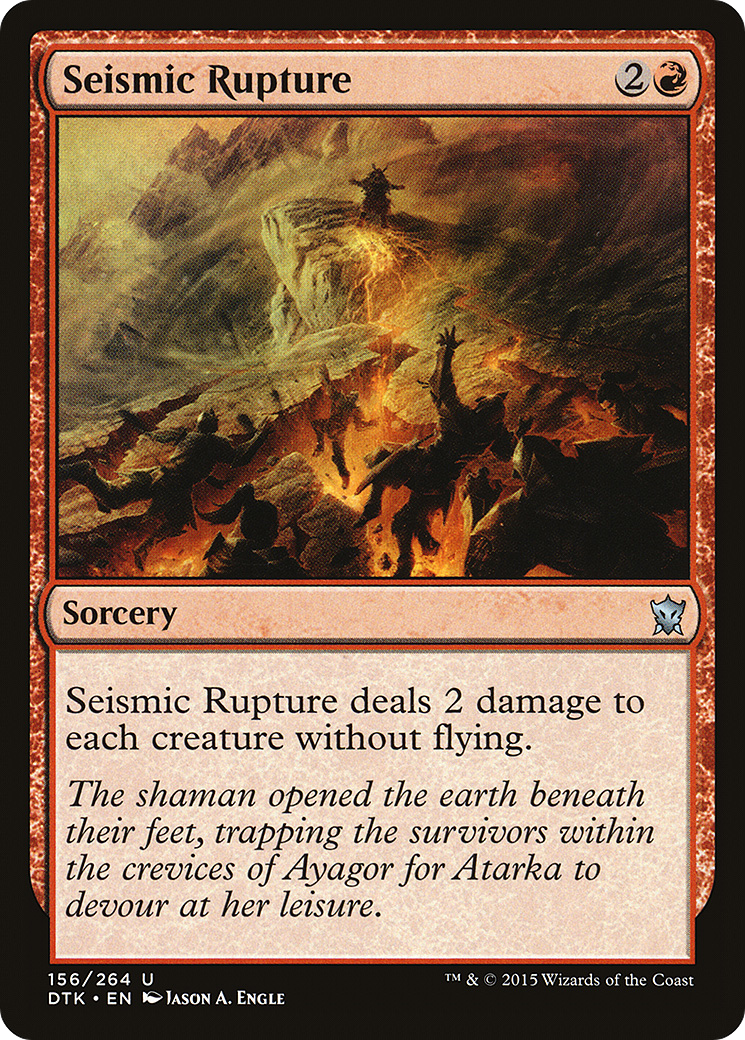 Seismic Rupture (DTK) 156