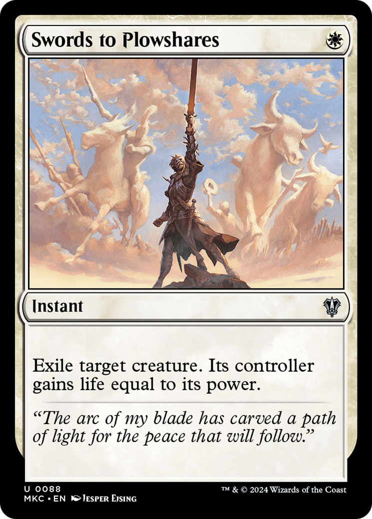 Swords to Plowshares (MKC) 88 - WZRD TCG