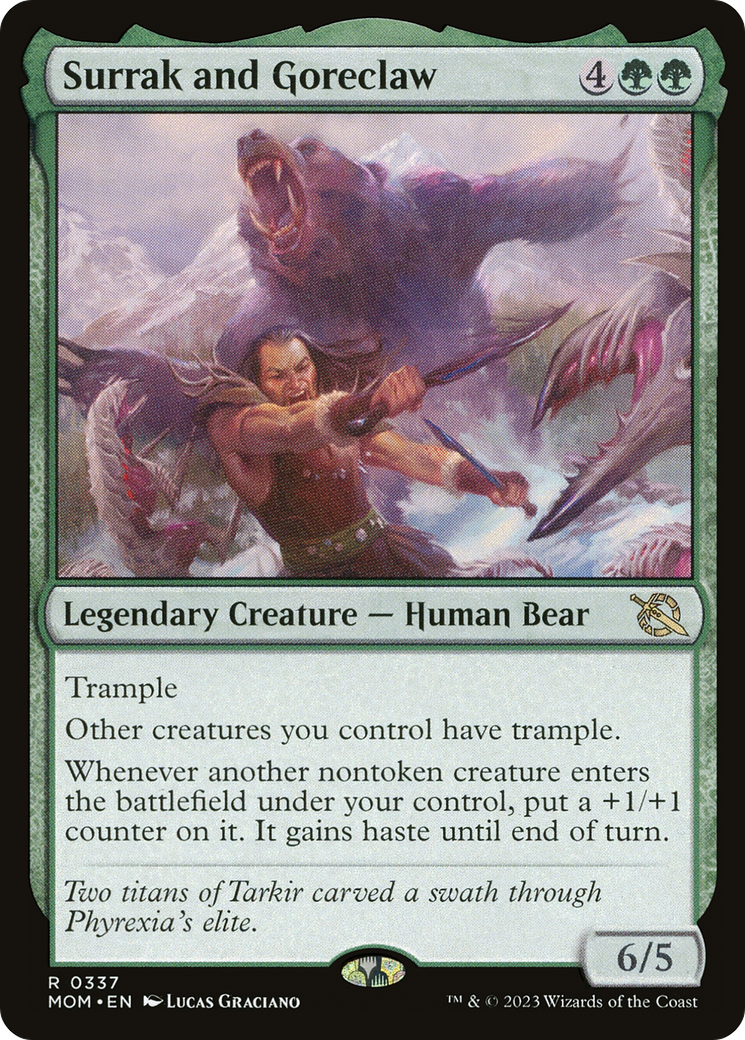 Surrak and Goreclaw (MOM) 337 - WZRD TCG