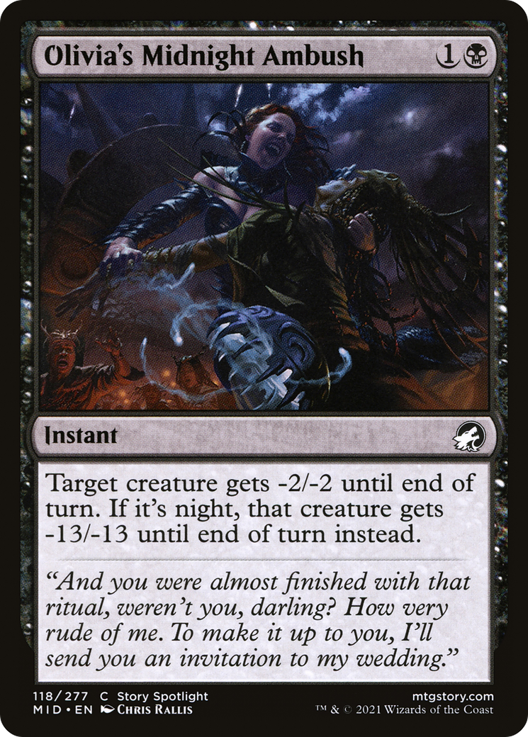 Olivia's Midnight Ambush (MID) 118 - WZRD TCG