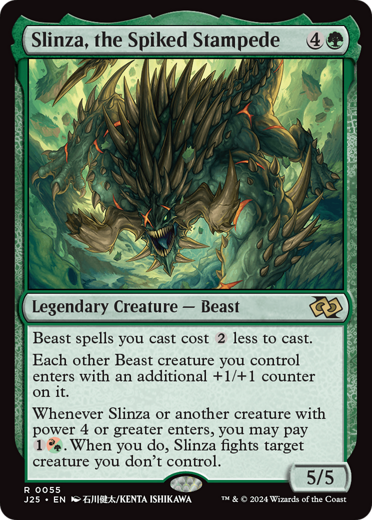 Slinza, the Spiked Stampede (J25) 55