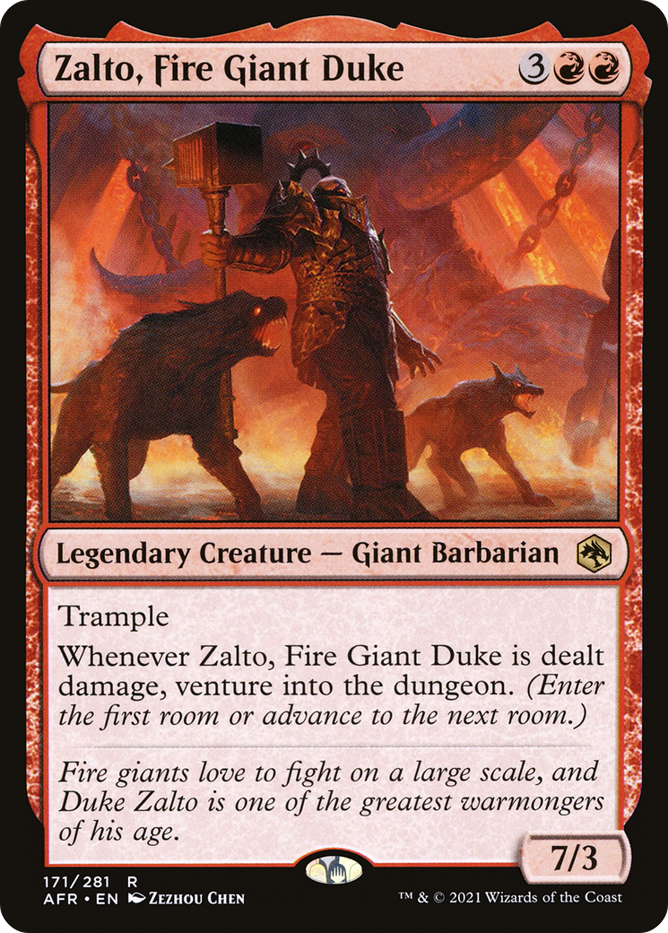 Zalto, Fire Giant Duke (AFR) 171