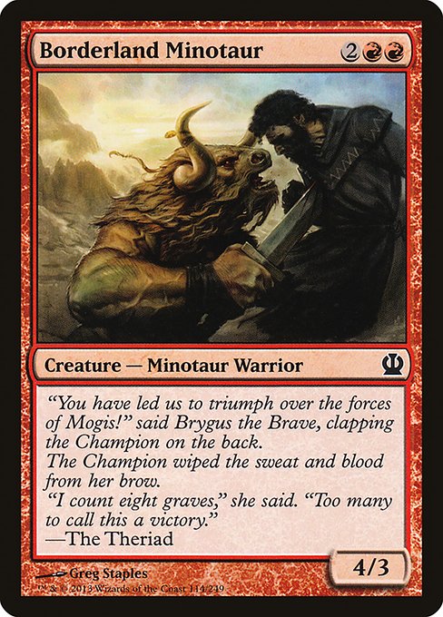Borderland Minotaur front