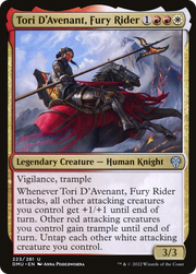Tori D'Avenant, Fury Rider (DMU) 223 - WZRD TCG