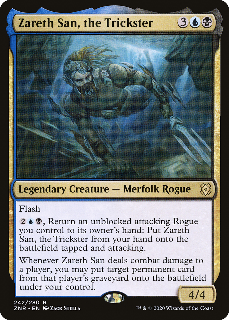 Zareth San, the Trickster (ZNR) 242 - WZRD TCG