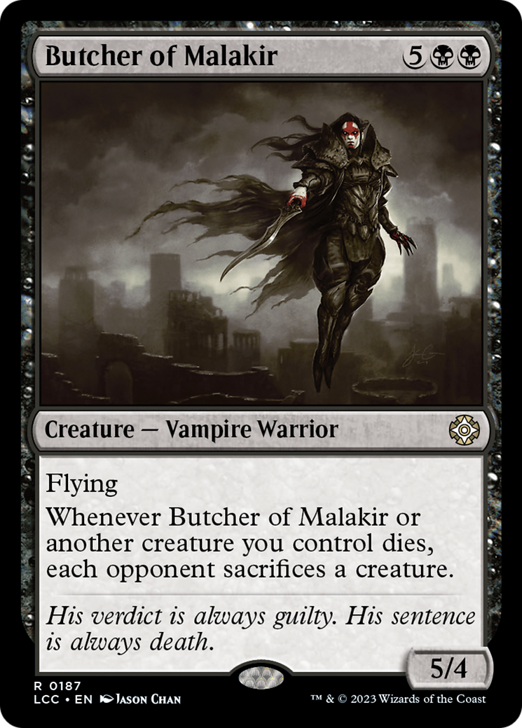 Butcher of Malakir (LCC) 187 - WZRD TCG