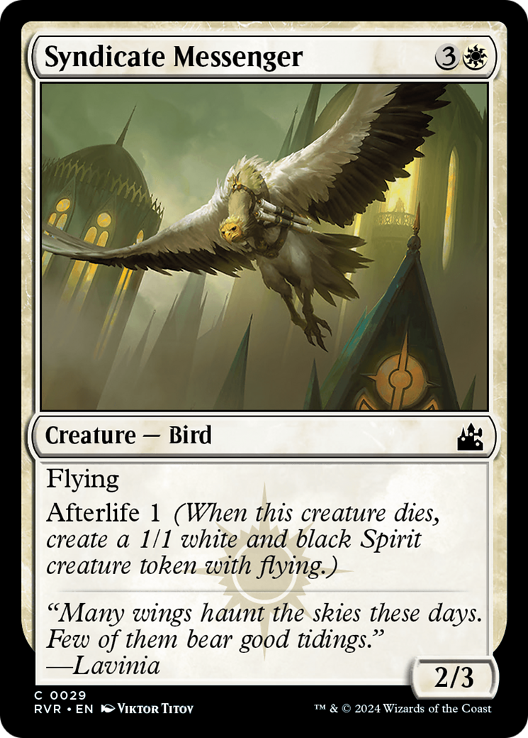 Syndicate Messenger (RVR) 29 - WZRD TCG