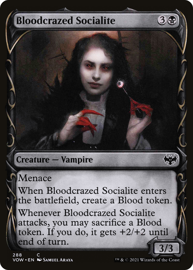 Bloodcrazed Socialite (VOW) 288 - WZRD TCG
