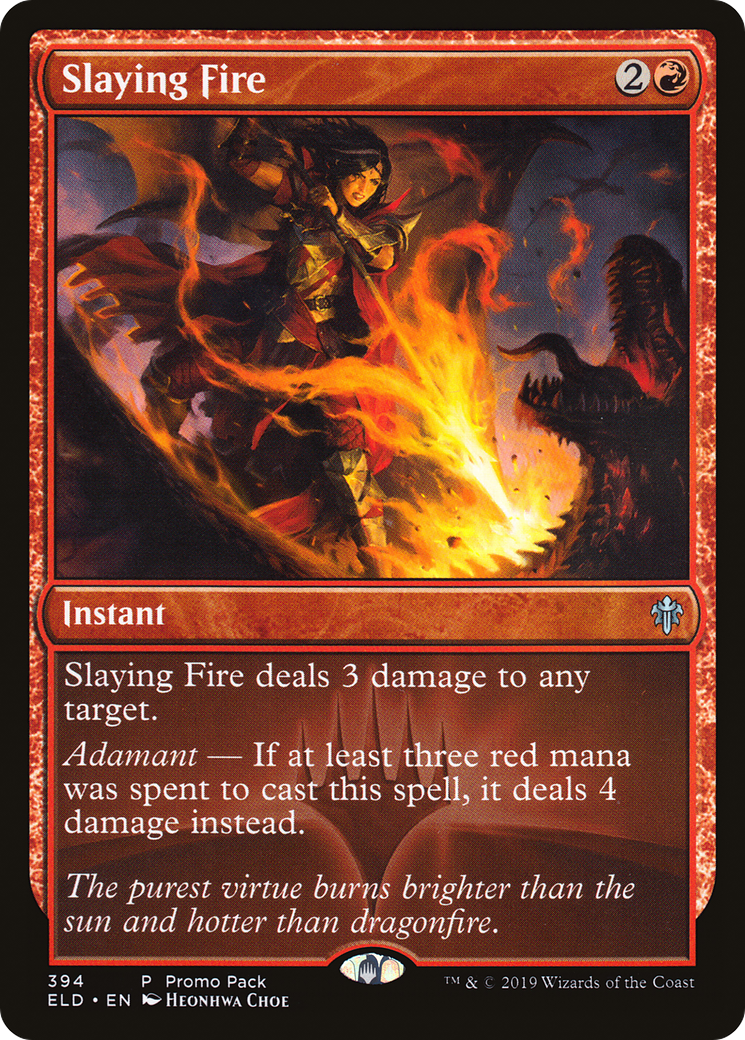 Slaying Fire (ELD) 394 - WZRD TCG
