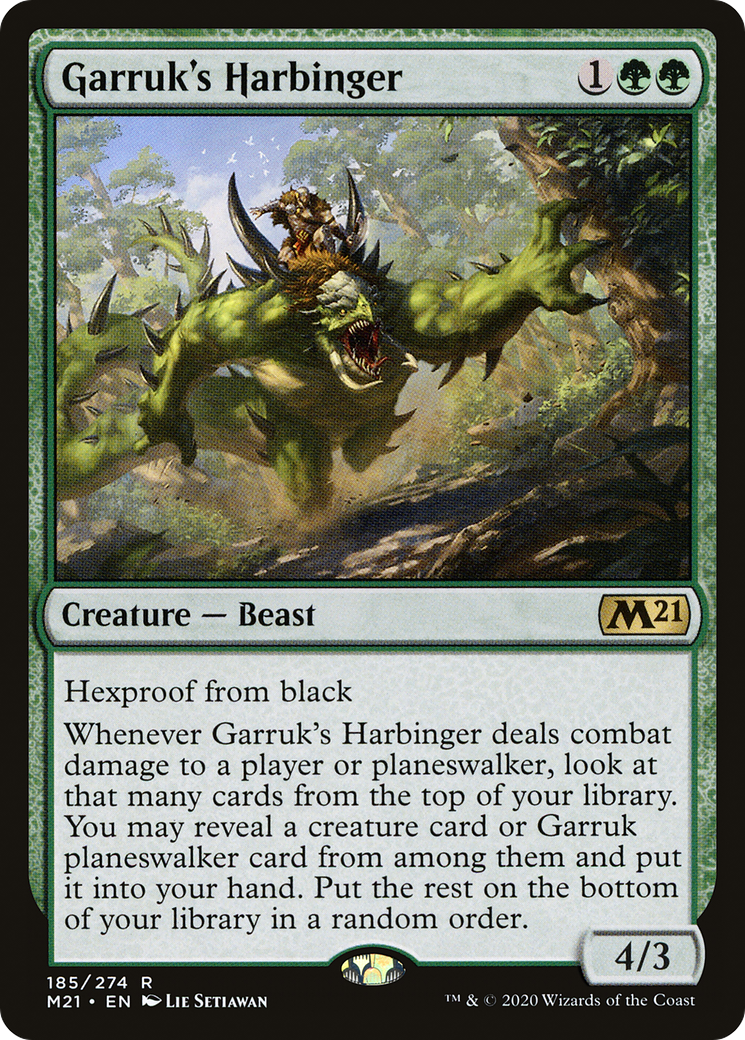 Garruk's Harbinger (M21) 185