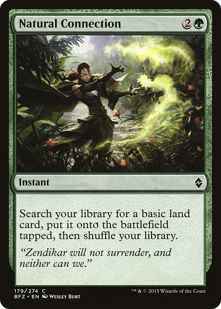 Natural Connection (BFZ) 179 - WZRD TCG