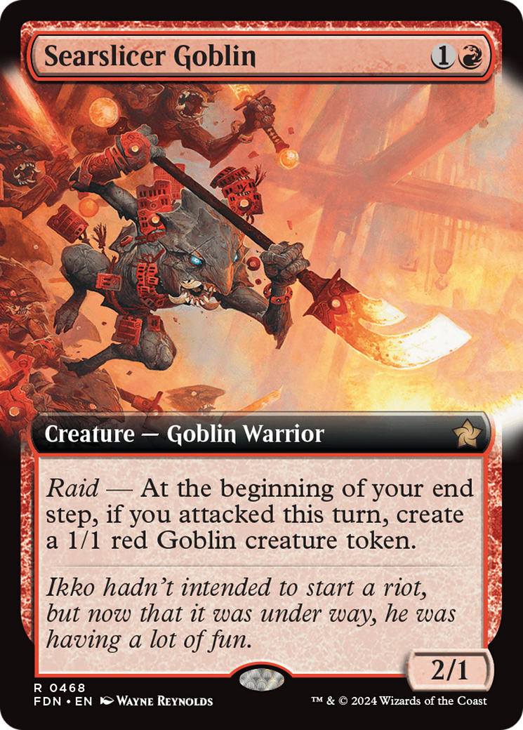 Searslicer Goblin (FDN) 468 - WZRD TCG