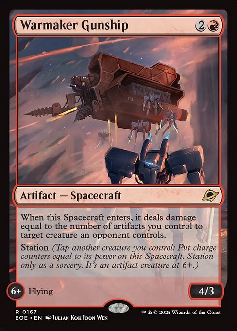 Warmaker Gunship front