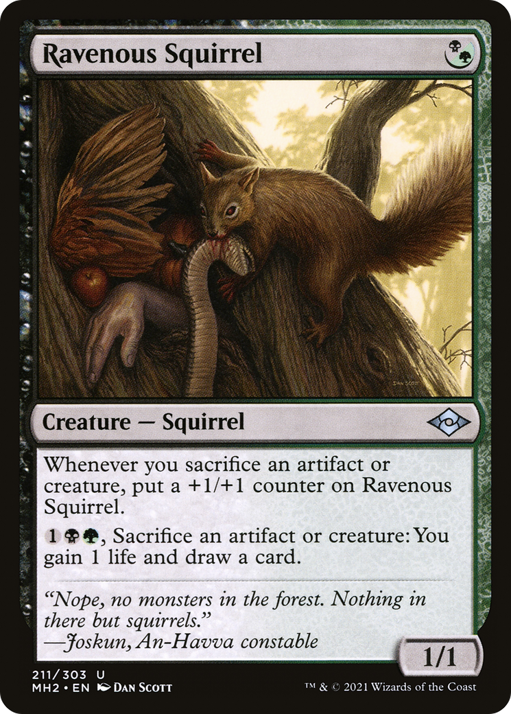 Ravenous Squirrel (MH2) 211