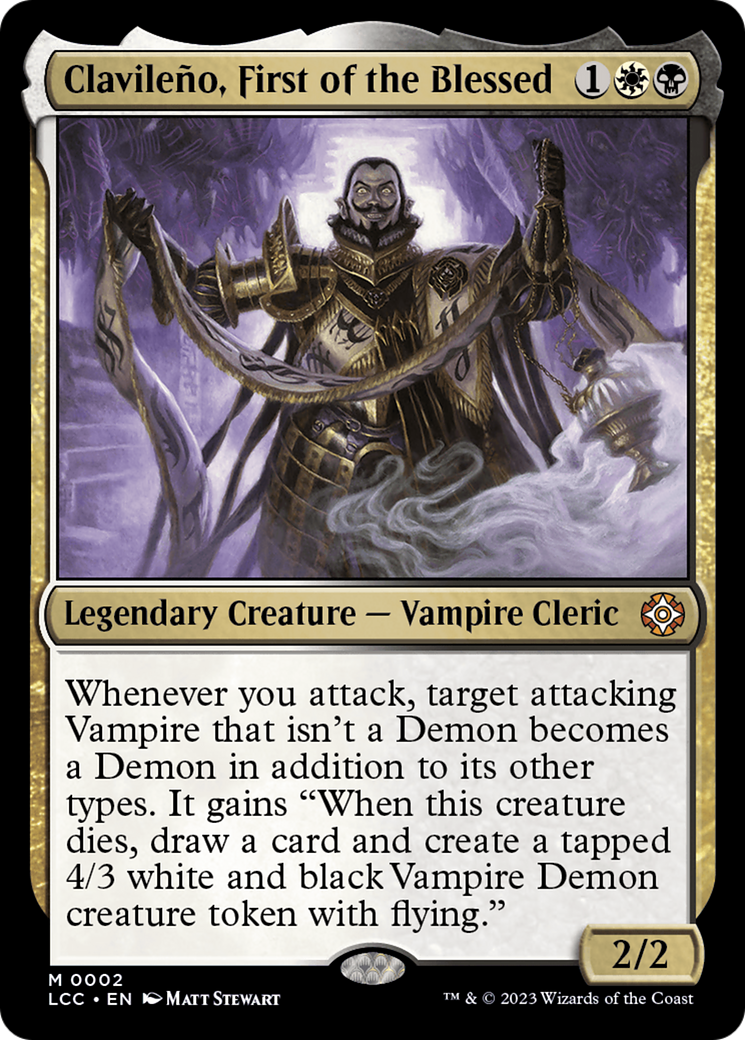 Clavileño, First of the Blessed (LCC) 2