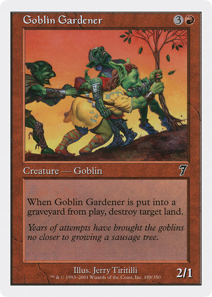 Goblin Gardener (7ED) 188 - WZRD TCG