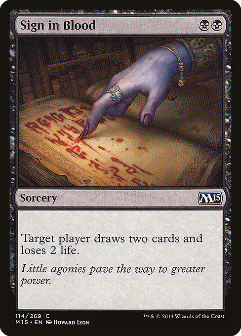 Sign in Blood front