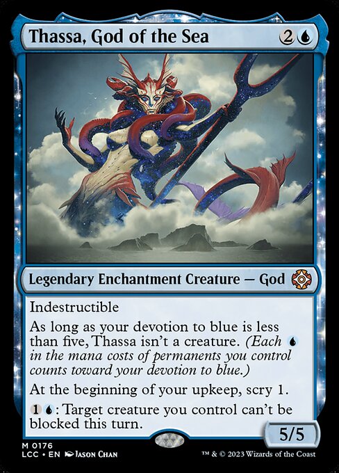 Thassa, God of the Sea front