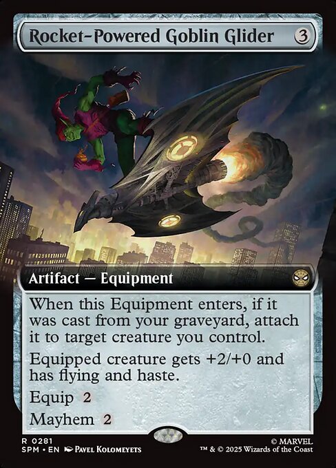 Rocket-Powered Goblin Glider front