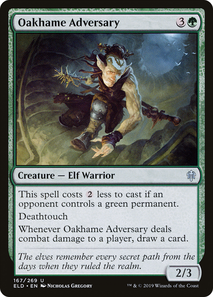 Oakhame Adversary (ELD) 167 - WZRD TCG