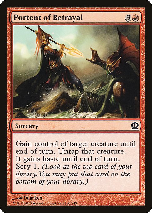 Portent of Betrayal front