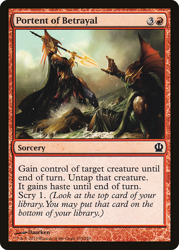 Portent of Betrayal (THS) 133 - WZRD TCG