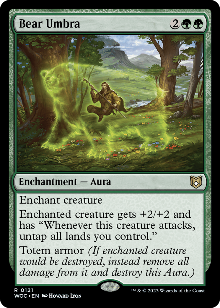 Bear Umbra (WOC) 121 - WZRD TCG