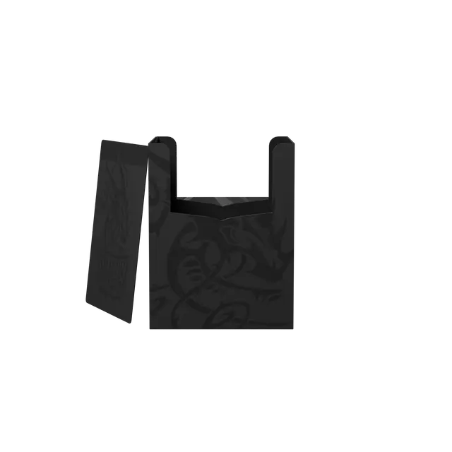 Dragon Shield - Standard Size Single Deck Shell - Shadow Black