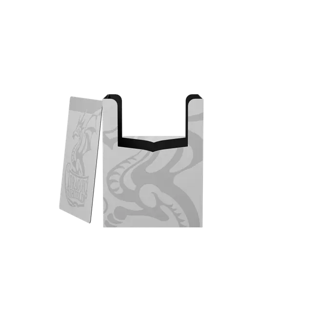 Dragon Shield - Standard Size Single Deck Shell - Ashen White - WZRD TCG
