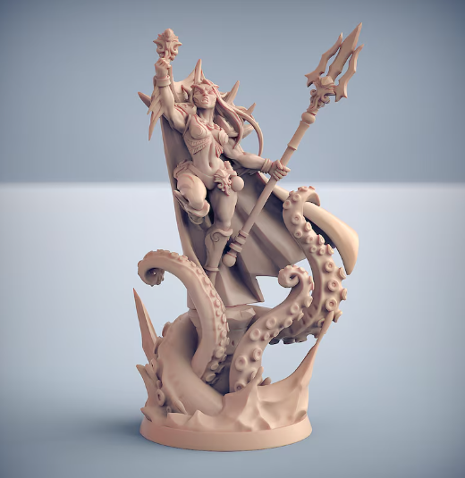 Printed Miniature - Alyssa -Priestess of Holmuran