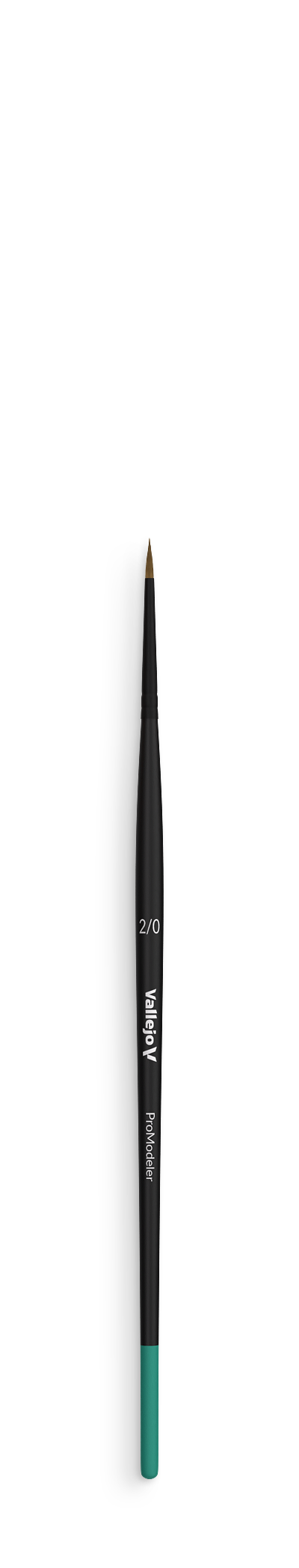 B01020 - Pro Modeler - NATURAL HAIR - ROUND BRUSH NO. 2/0 - Vallejo Pro Modeler