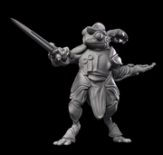 Printed Miniature - Bullywug Warlord